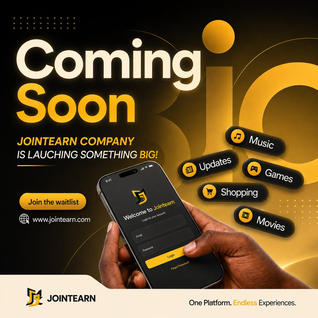 JointEarn Coming Soon